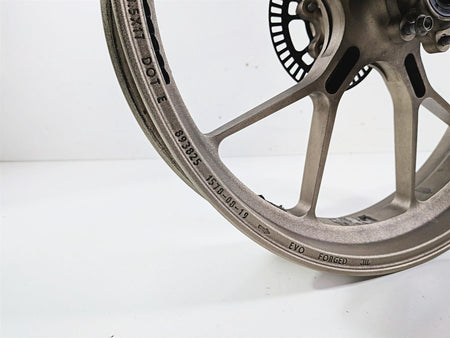2018 Aprilia RSV4 RR Straight Evo Forged 17x3.5 Front Wheel Aluminum 2B0058766 {{ shop.shopifyCountryName }} - Mototech271