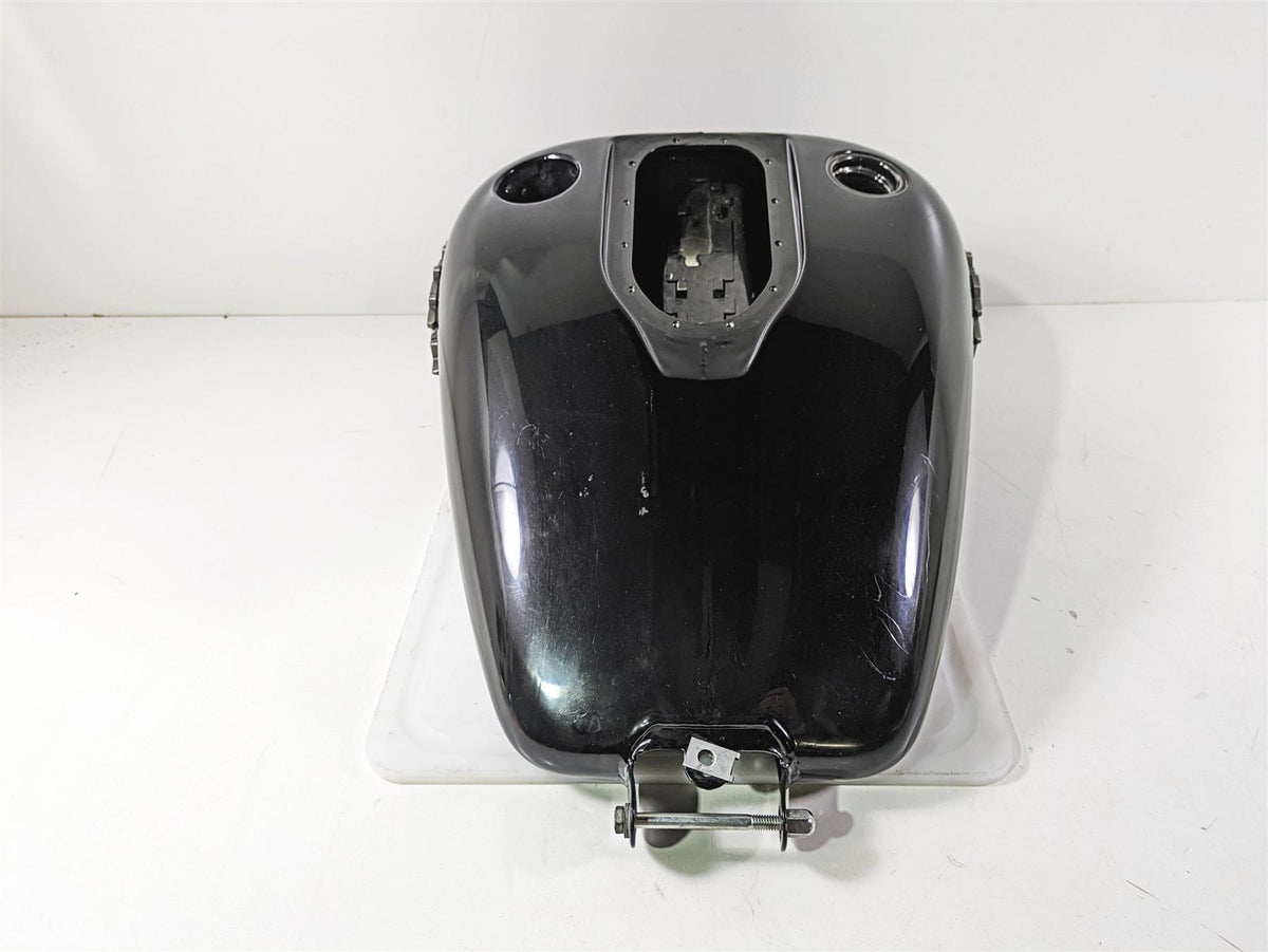 2017 Harley Dyna FXDB Street Bob Fuel Gas Tank Vivid Black - NO DENTS 61000707 {{ shop.shopifyCountryName }} - Mototech271