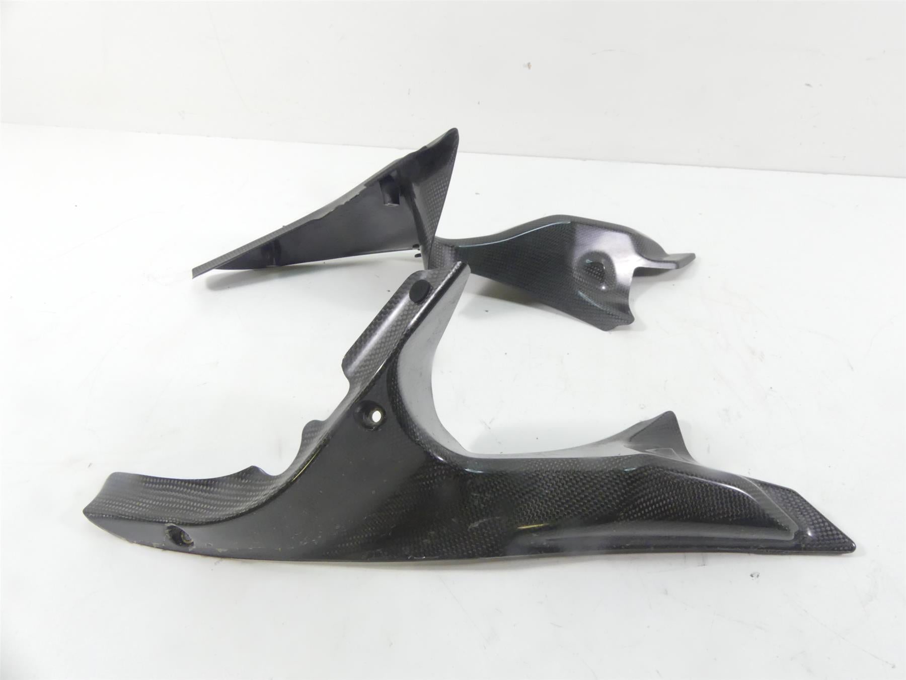 2008 Ducati 1098 S Shift-Tech Carbon Fiber Upper Inner Air Inlet Duct Covers {{ shop.shopifyCountryName }} - Mototech271