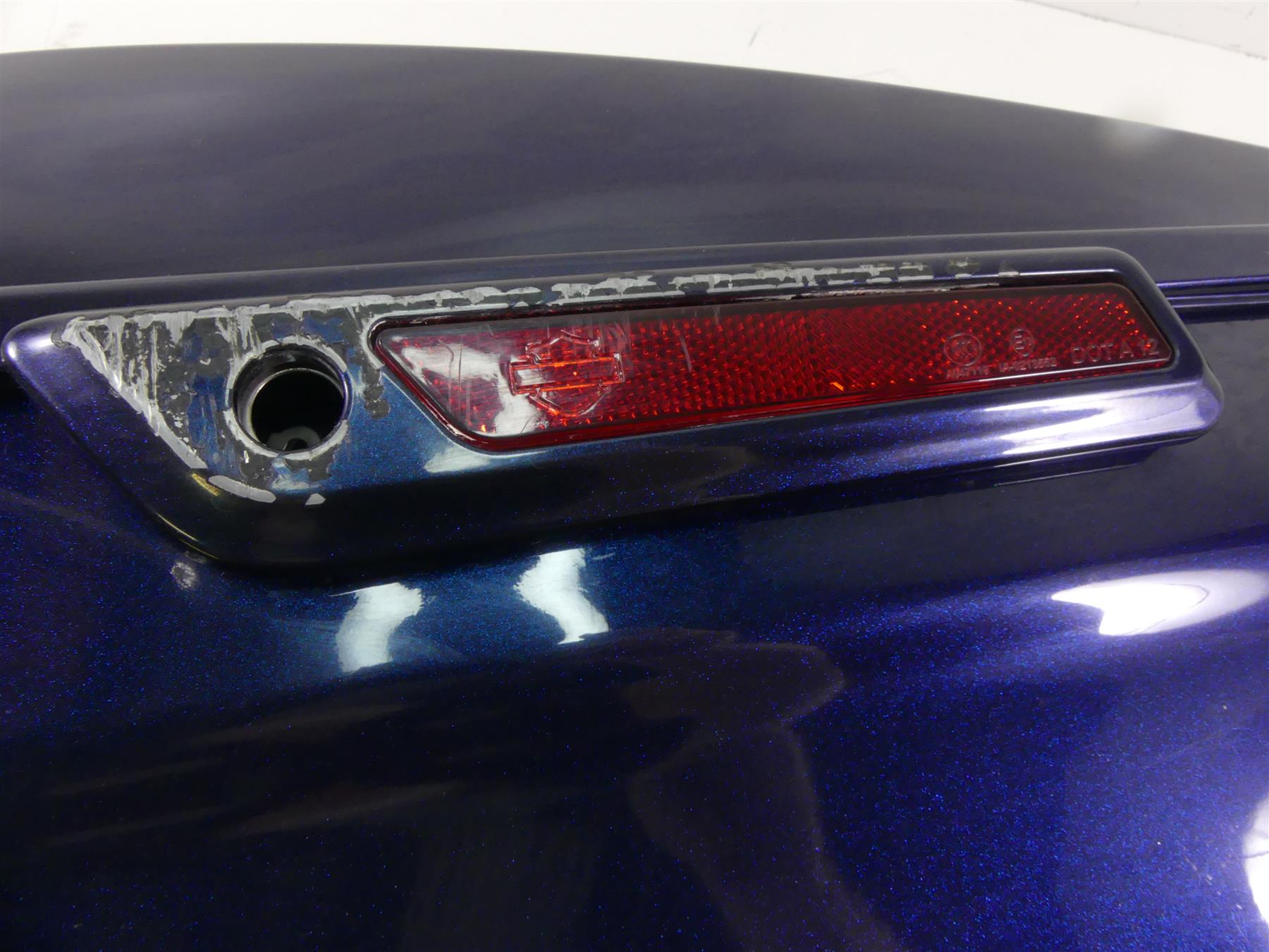 2014 Harley Touring FLHX Street Glide Left Saddlebag Big Blue Pearl 90200414 {{ shop.shopifyCountryName }} - Mototech271