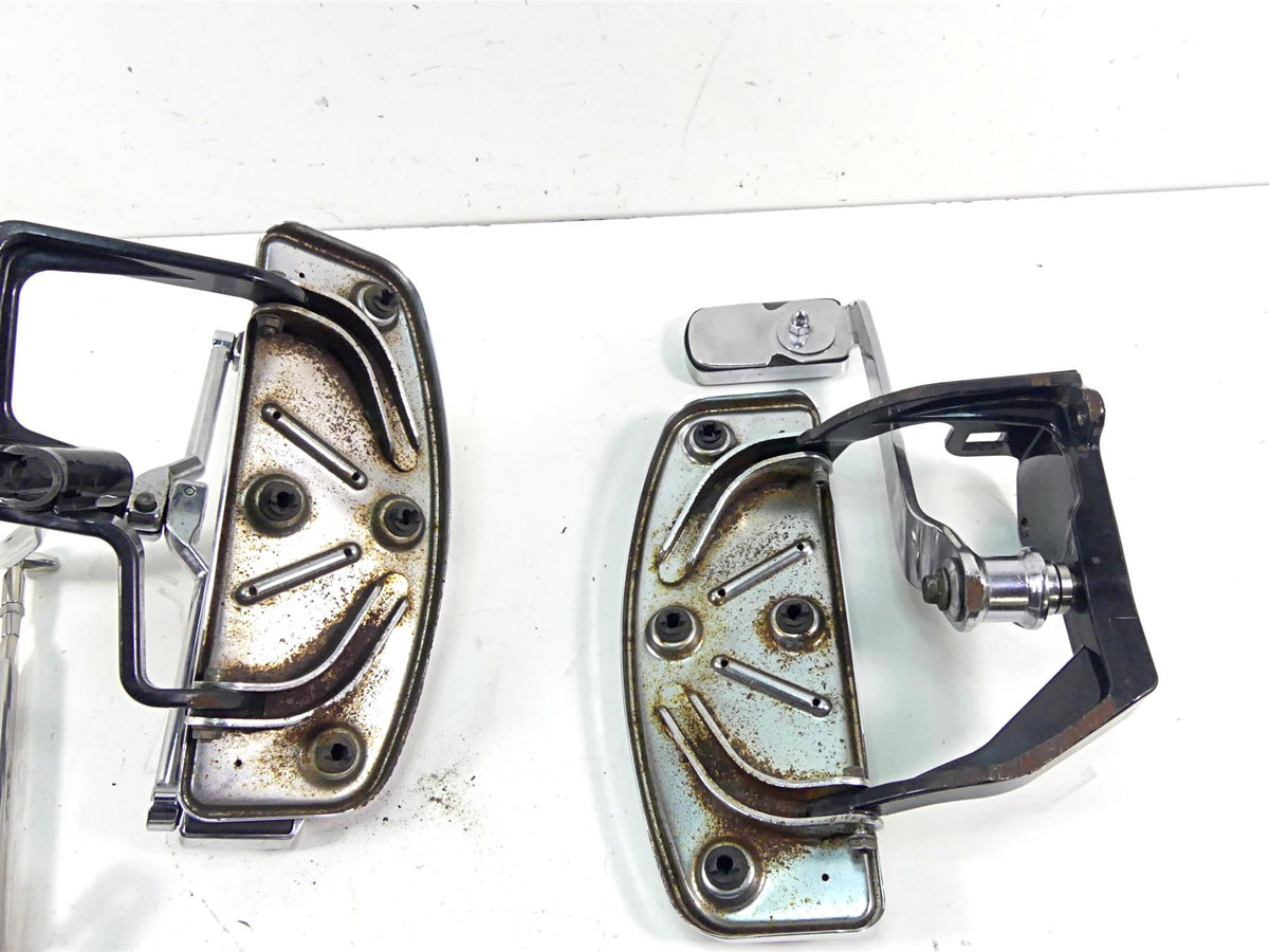 2002 Harley FLSTCI Softail Heritage Front Rear Chrome Floor Board Set 33048-72 {{ shop.shopifyCountryName }} - Mototech271
