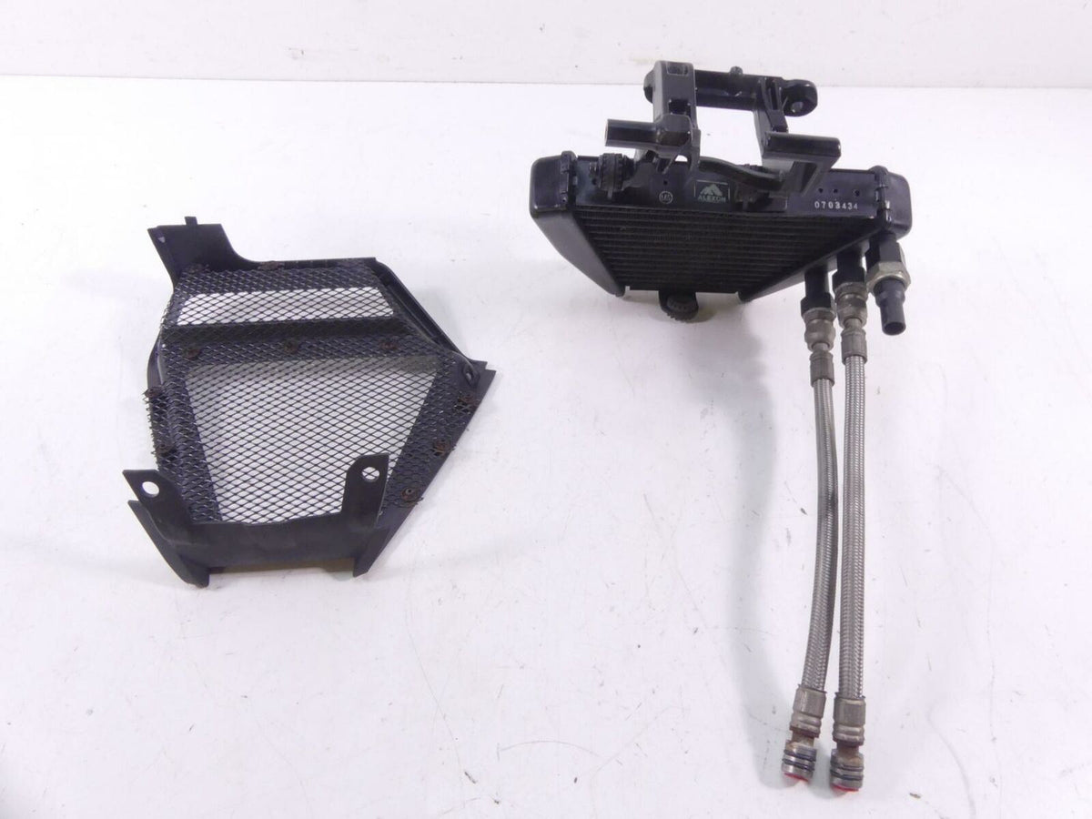 2015 Ducati Diavel Dark Oil Cooler Radiator Lines Mount Cover Set 54840941C {{ shop.shopifyCountryName }} - Mototech271