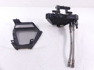 2015 Ducati Diavel Dark Oil Cooler Radiator Lines Mount Cover Set 54840941C