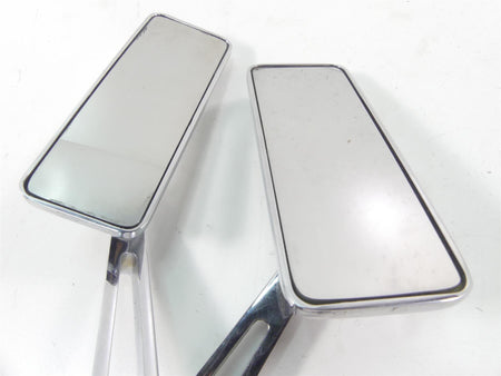 1999 Harley FXSTS Softail Springer Chrome Rectangle Rear View Mirror Billet Set {{ shop.shopifyCountryName }} - Mototech271