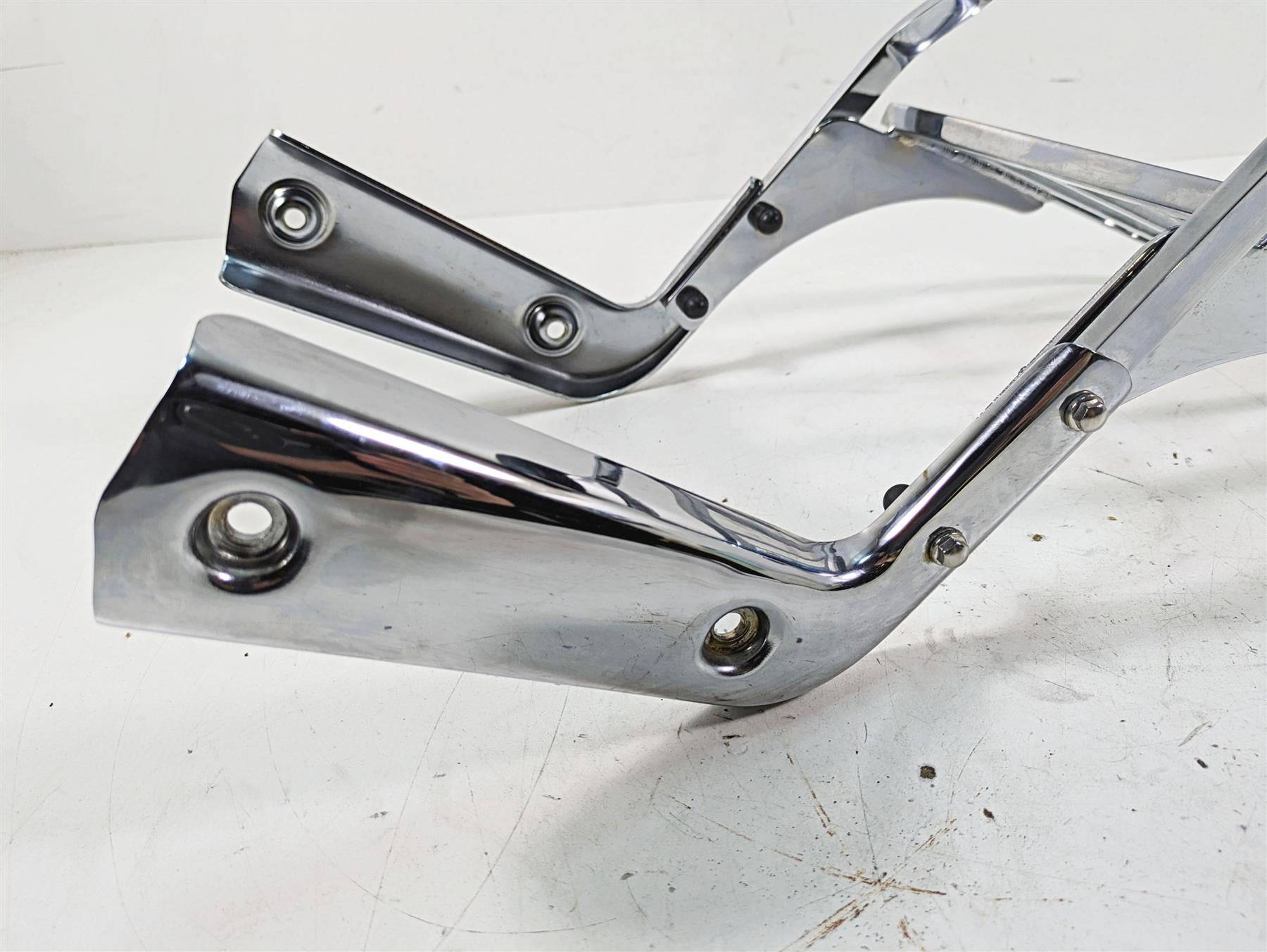 2011 Triumph America Sissybar Sissy Bar Backrest + Luggage Rack A9738024 {{ shop.shopifyCountryName }} - Mototech271