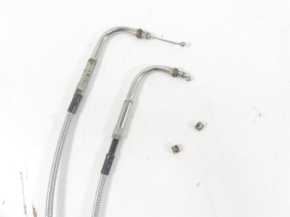 2002 Harley Touring FLHRCI Road King Apehanger 14" Cable & Brake Line set {{ shop.shopifyCountryName }} - Mototech271