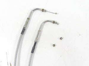 2002 Harley Touring FLHRCI Road King Apehanger 14" Cable & Brake Line set | Mototech271