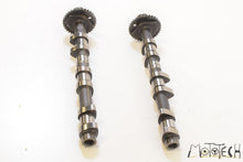 Load image into Gallery viewer, 2012 Triumph 1050 Speed Triple NICE In &amp; Out Camshaft Cam Shaft SET T1141306
