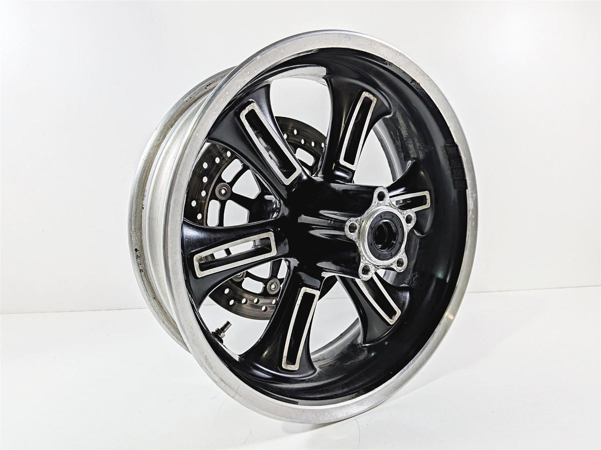 2013 Victory Vision Tour Straight Black Rear Wheel Rim 16x5 1521384 {{ shop.shopifyCountryName }} - Mototech271