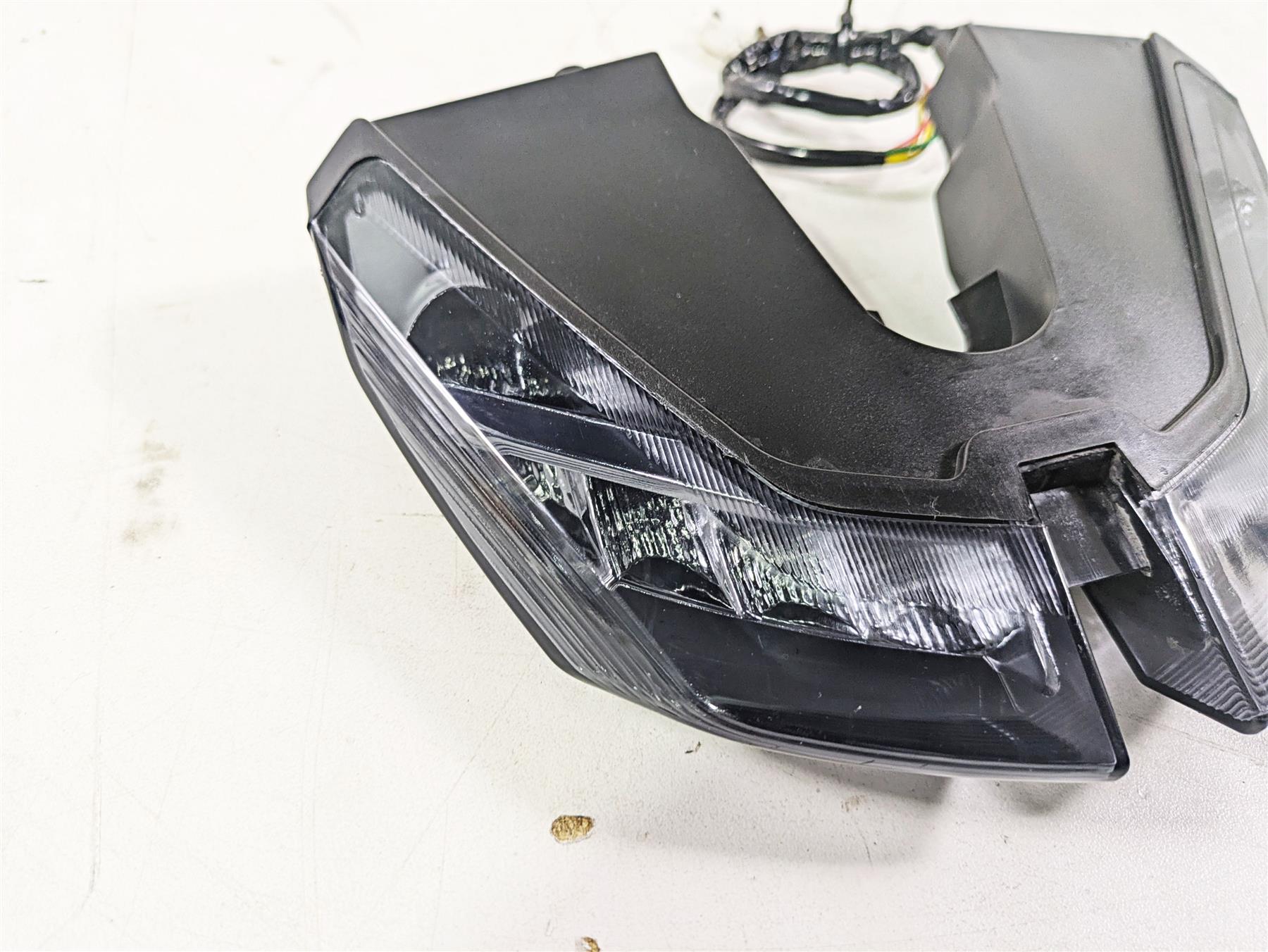 2015 Ducati Hypermotard 821 SP Smoked Rear Taillight Tail Light & Wiring {{ shop.shopifyCountryName }} - Mototech271