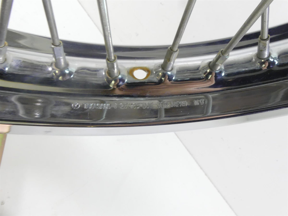 1998 Kawasaki VN800 Vulcan Straight Front Wheel Rim Takasago 21x1.85 41025-0048 {{ shop.shopifyCountryName }} - Mototech271
