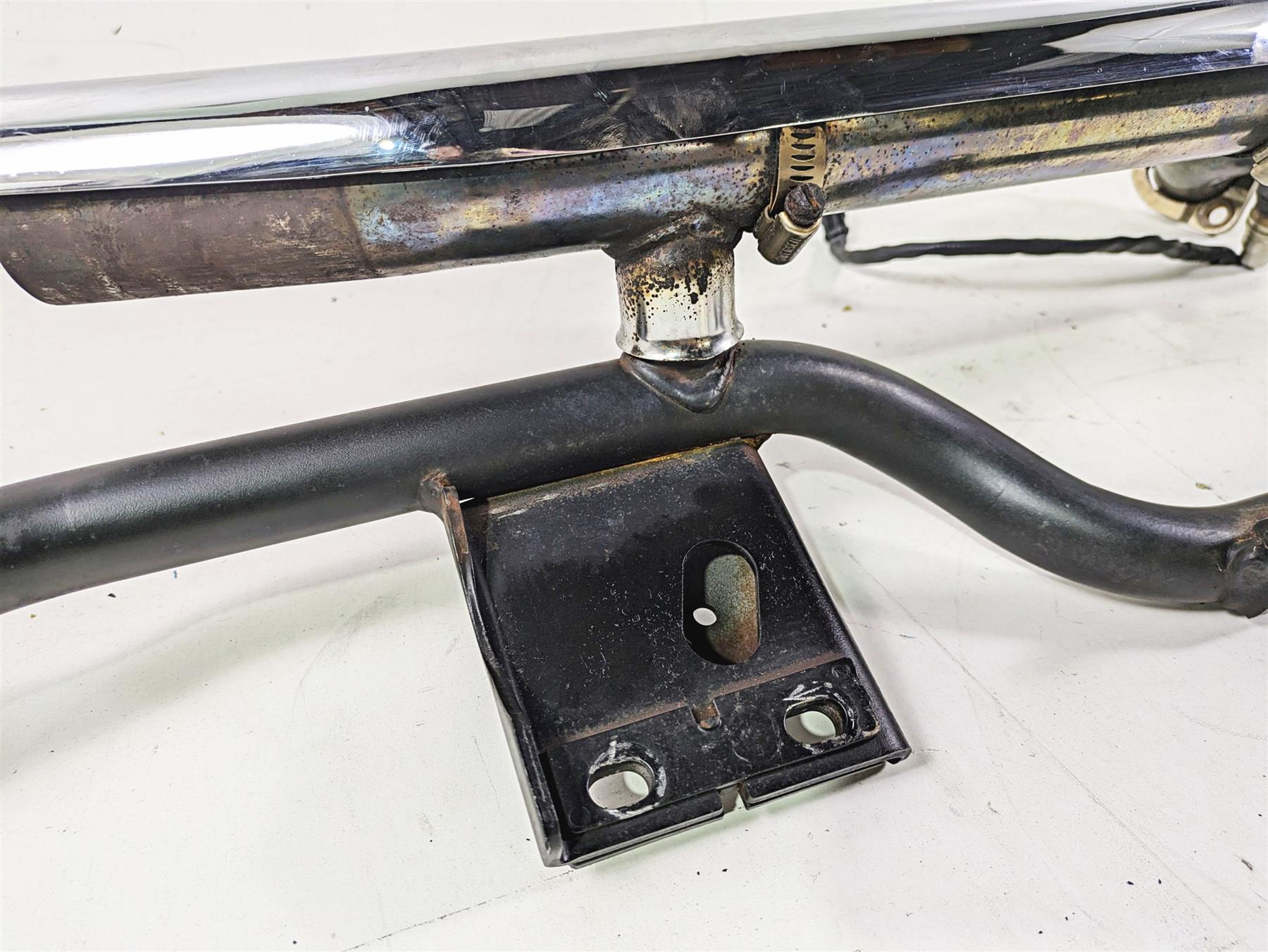2009 Harley FXCWC Softail Rocker Oem Exhaust Header Pipe Set 65842-07 66780-07 {{ shop.shopifyCountryName }} - Mototech271