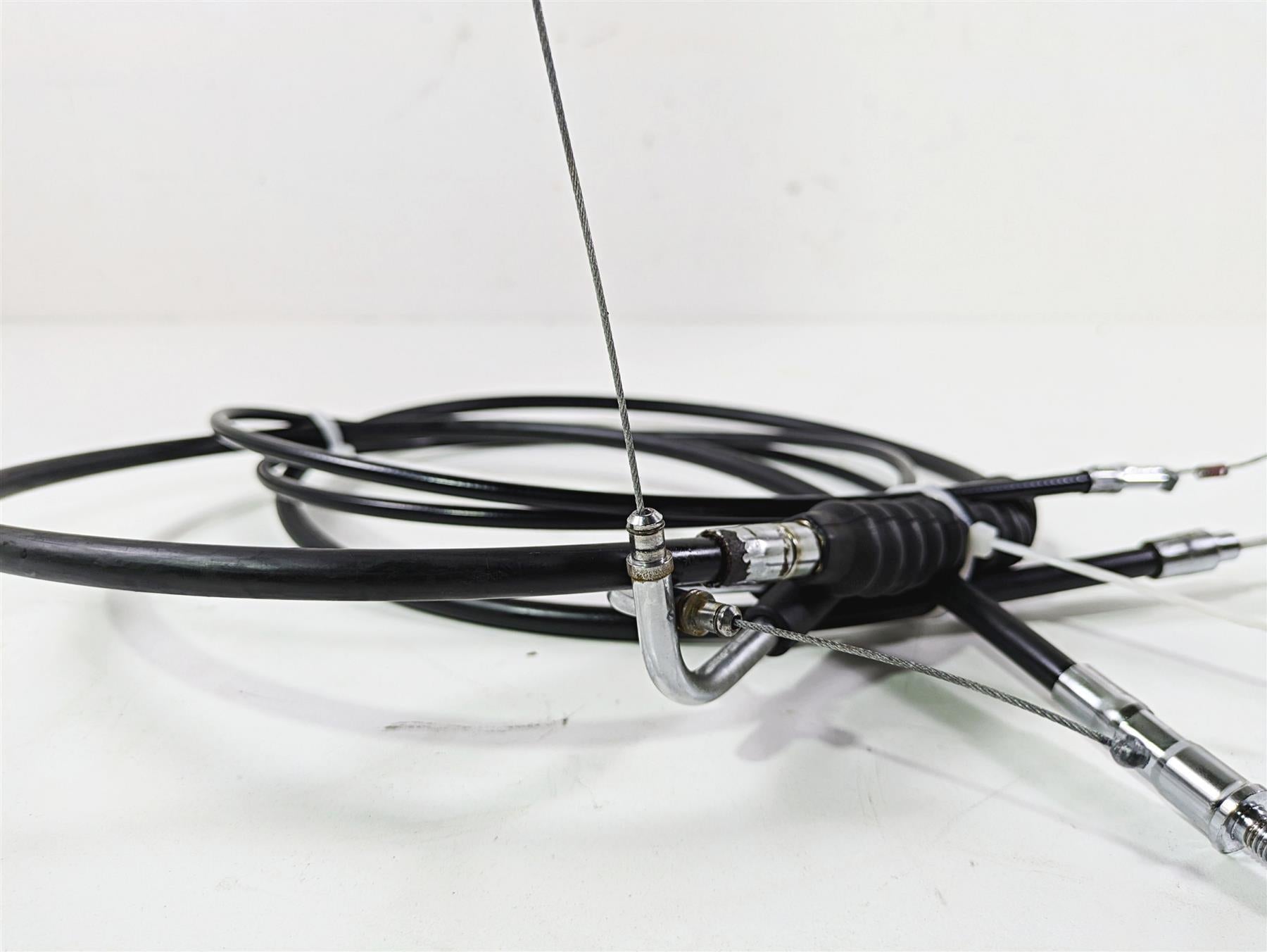 2011 Harley FXDC Dyna Super Glide 12" Extended Throttle Clutch Cable Set {{ shop.shopifyCountryName }} - Mototech271