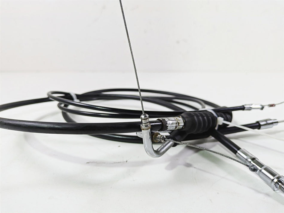 2011 Harley FXDC Dyna Super Glide 12" Extended Throttle Clutch Cable Set {{ shop.shopifyCountryName }} - Mototech271