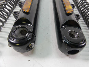 2009 Harley FXDF Dyna Fat Bob Dual Caliper Lower Fork Tubes 48622-08 48623-08