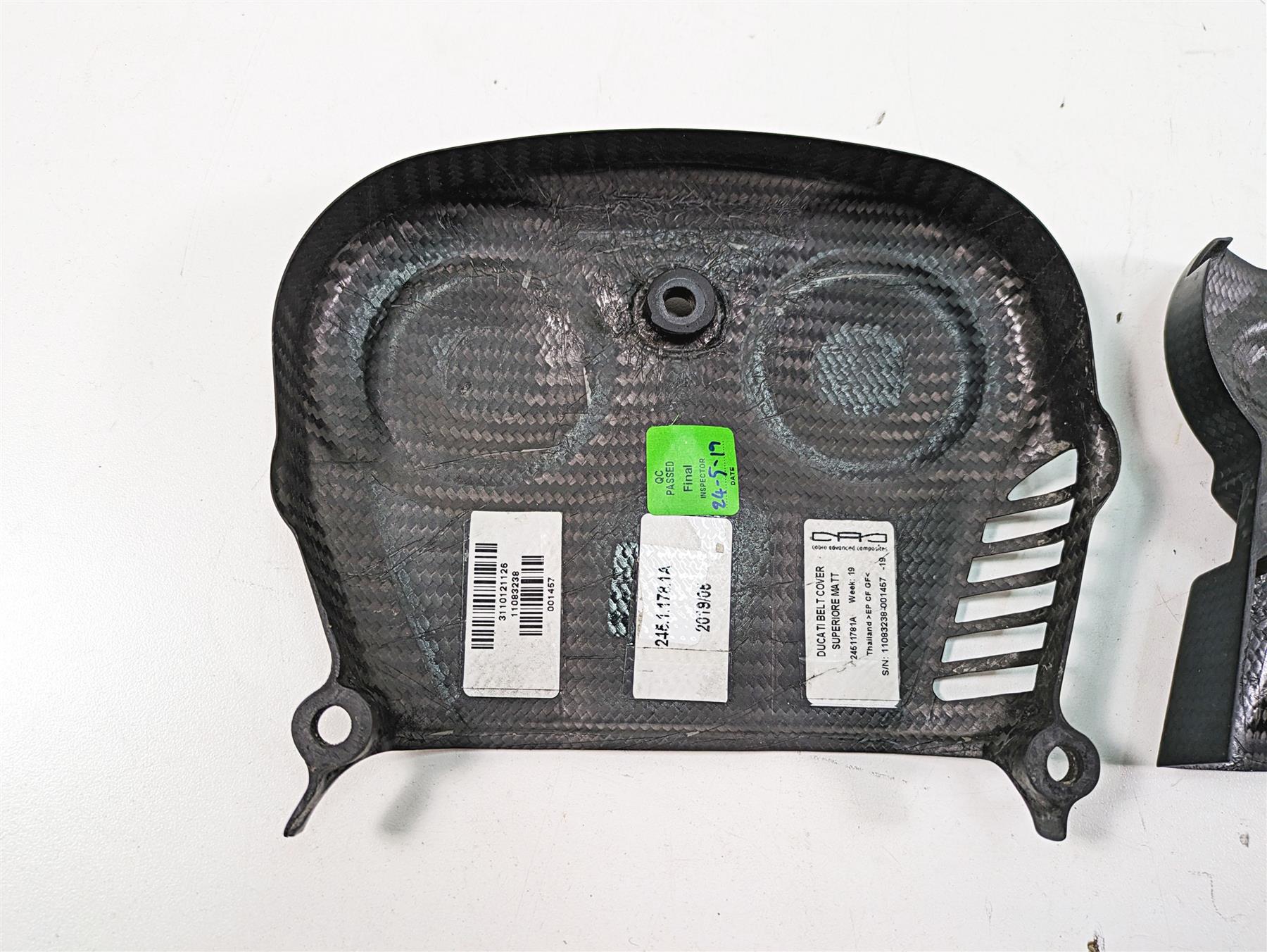 2020 Ducati Hypermotard 950 SP Carbon Fiber Timing Cover Fairing Set 24511781A {{ shop.shopifyCountryName }} - Mototech271