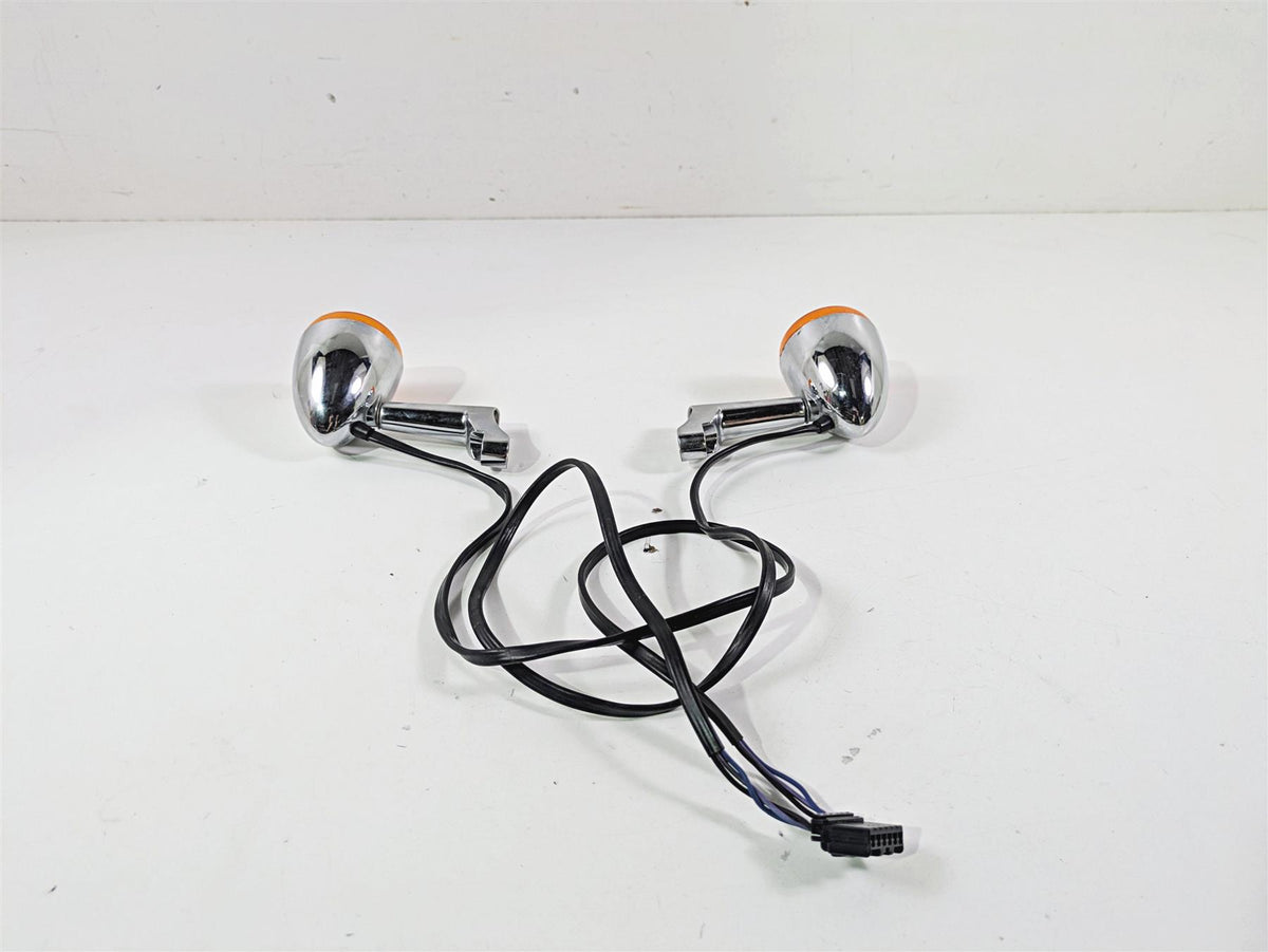 2007 Harley Sportster XL1200 C Front Turn Signal Blinker Set 68972-00 {{ shop.shopifyCountryName }} - Mototech271