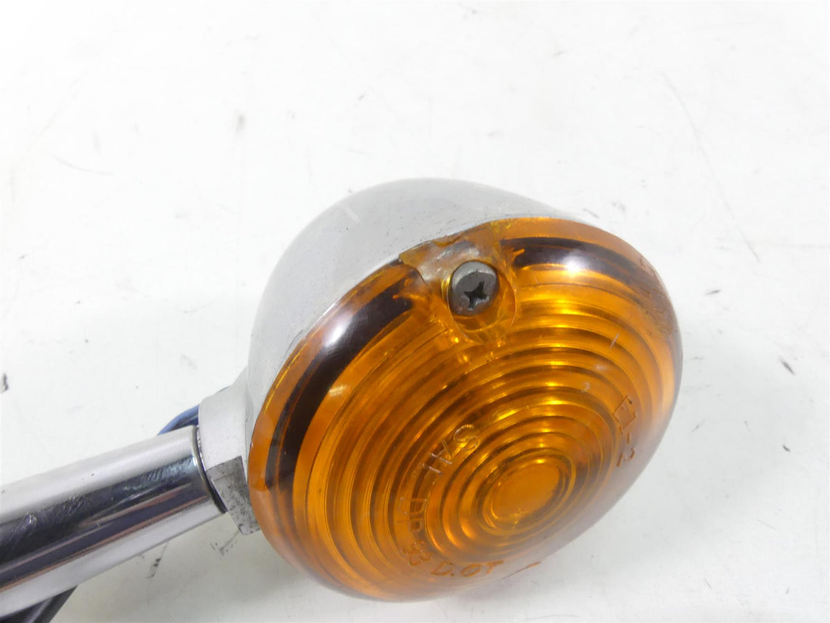 2000 Harley Dyna FXR4 CVO Super Glide Front Chrome Blinker Turn Signals 68395-95 {{ shop.shopifyCountryName }} - Mototech271