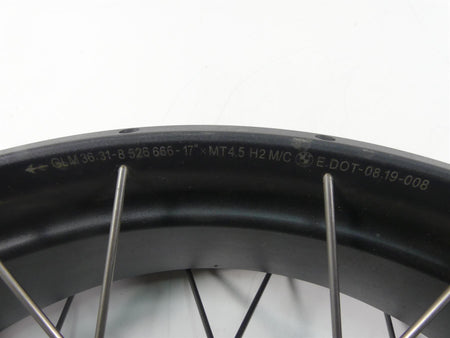 2019 BMW R1250GS K50 Rear Wheel Rim 17x4.5 Spoke Straight 36318526651 {{ shop.shopifyCountryName }} - Mototech271