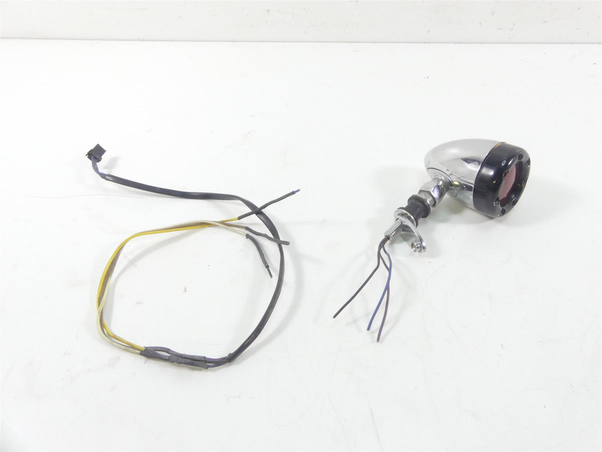 2013 Harley FXDWG Dyna Wide Glide Rear Chrome Bucket Turn Signal 68461-09 {{ shop.shopifyCountryName }} - Mototech271