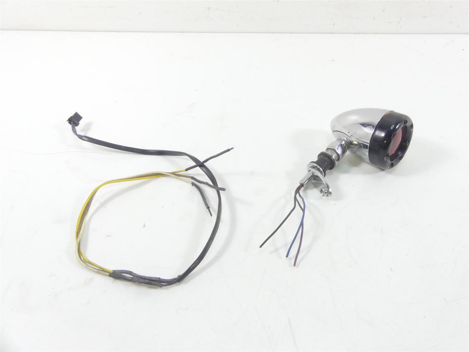 2013 Harley FXDWG Dyna Wide Glide Rear Chrome Bucket Turn Signal 68461-09 {{ shop.shopifyCountryName }} - Mototech271