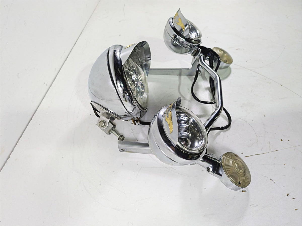 2008 Harley FLSTC 105TH Softail Heritage Led Headlight Spot Light Set 69748-05B {{ shop.shopifyCountryName }} - Mototech271