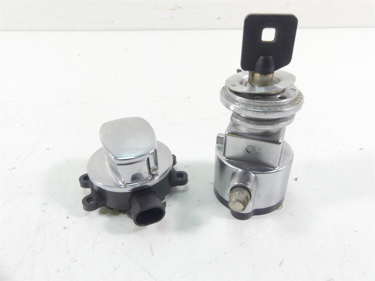 2015 Harley FXDF Dyna Fat Bob Ignition Switch Steering Lock Key Set 71430-12 {{ shop.shopifyCountryName }} - Mototech271