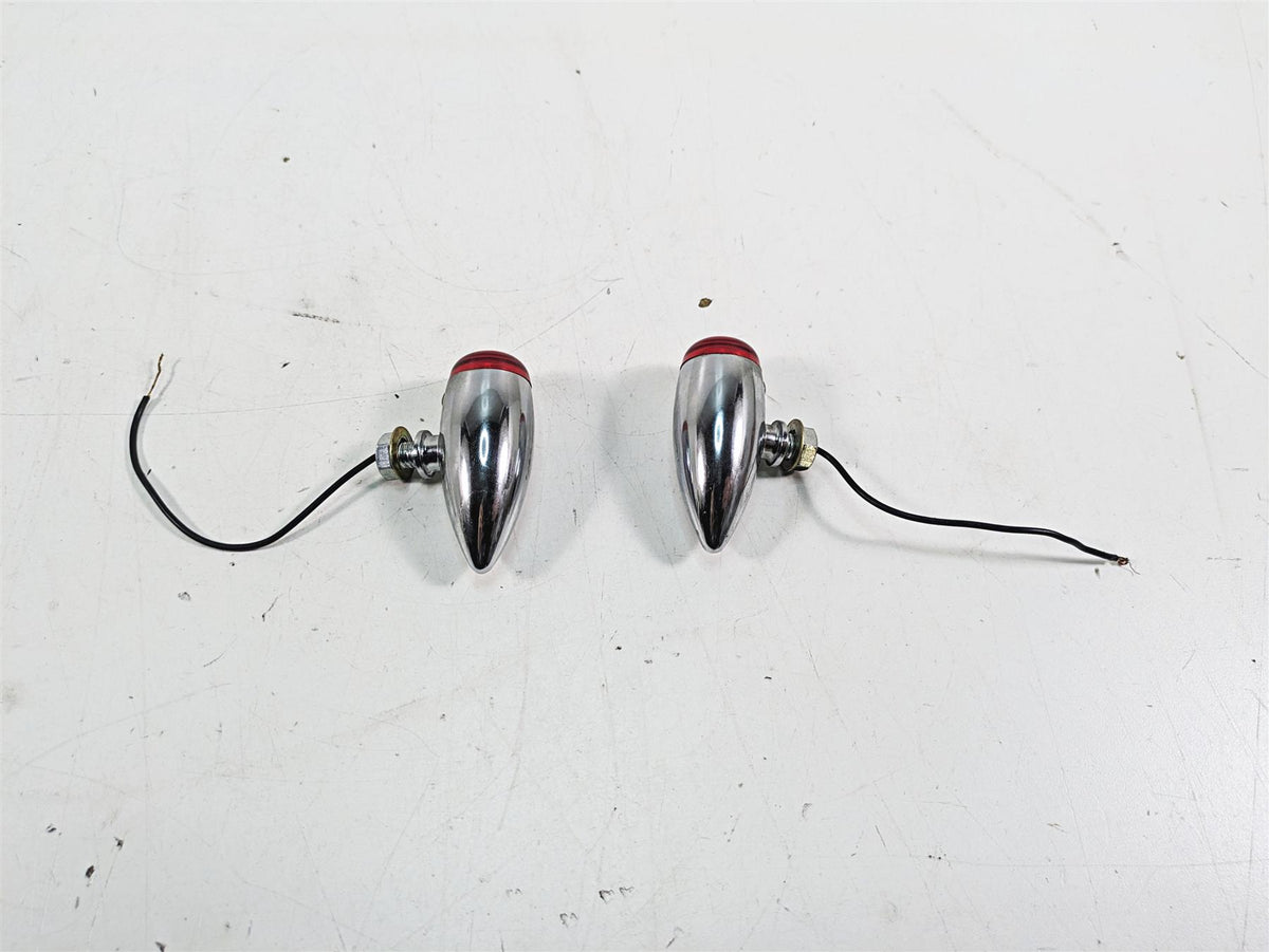 2000 Harley FXSTS Softail Springer Front Bullet Blinker Turn Signal Set {{ shop.shopifyCountryName }} - Mototech271