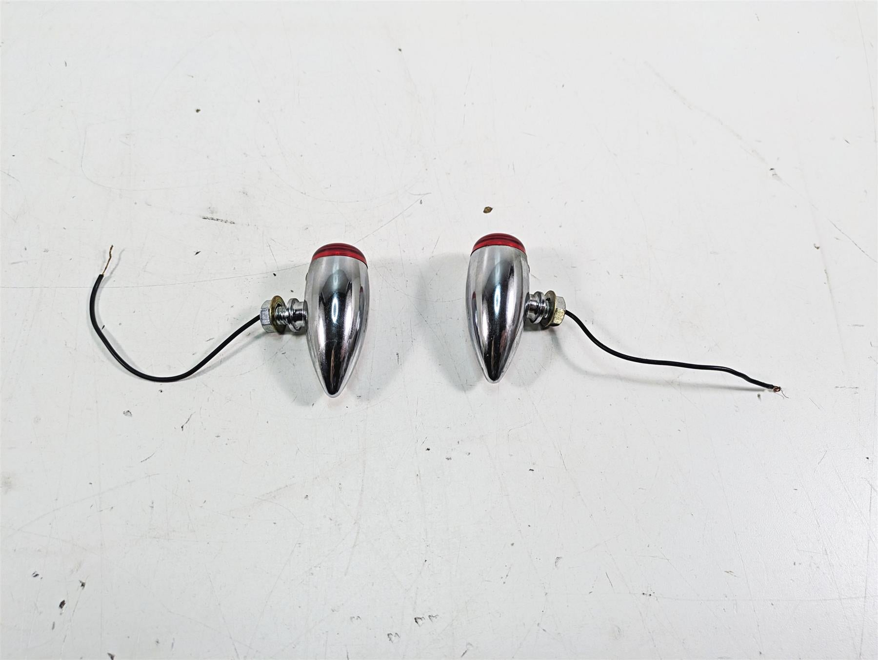 2000 Harley FXSTS Softail Springer Front Bullet Blinker Turn Signal Set {{ shop.shopifyCountryName }} - Mototech271