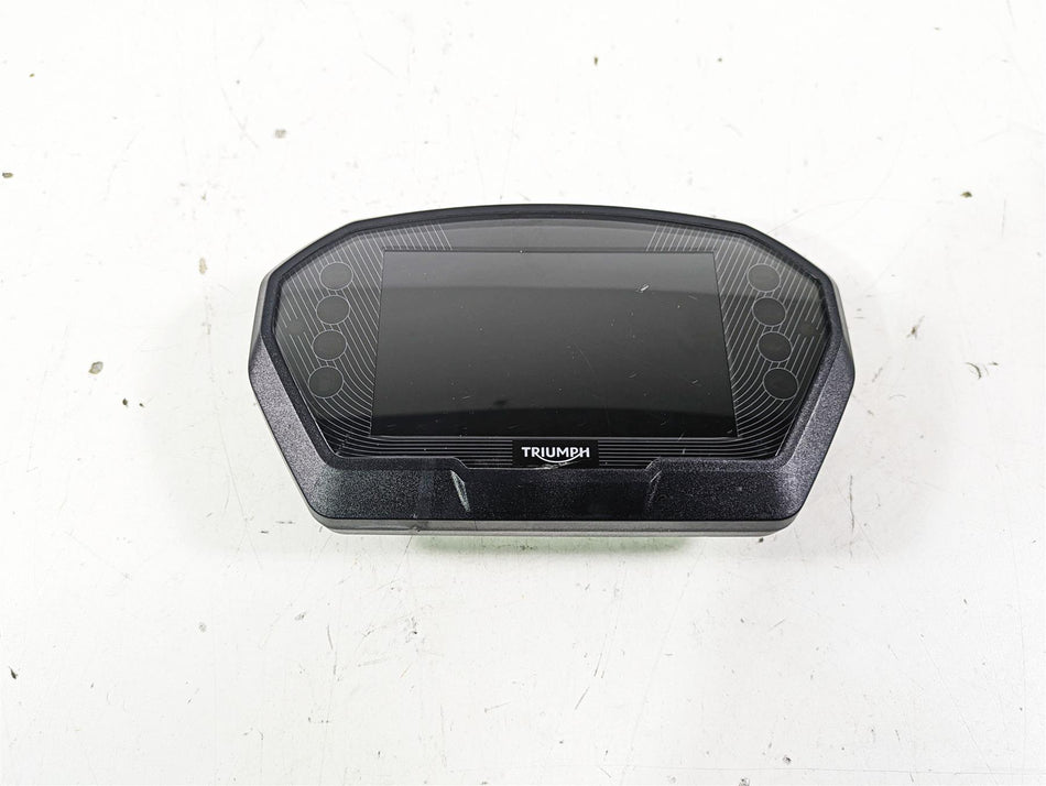 2023 Triumph Street Triple 765 RS Speedometer Gauges Instrument 2k Read T2503189 {{ shop.shopifyCountryName }} - Mototech271