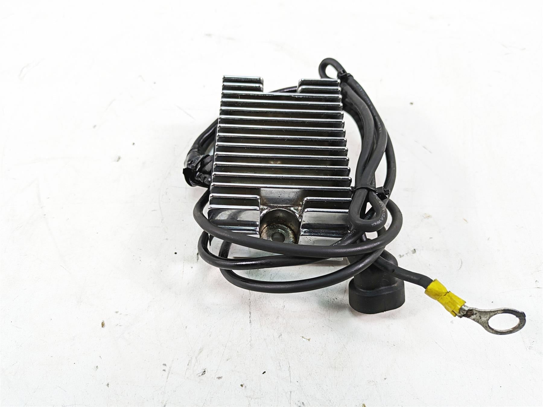 1990 Harley Sportster XLH883 XL883 Chrome Rectifier Voltage Regulator 74523-84A {{ shop.shopifyCountryName }} - Mototech271
