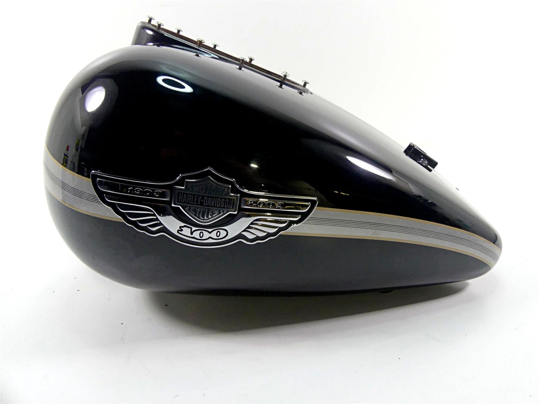 2003 Harley Touring FLHTCI E-Glide 100TH Fuel Gas Petrol Tank + Emblems 61356-03 {{ shop.shopifyCountryName }} - Mototech271