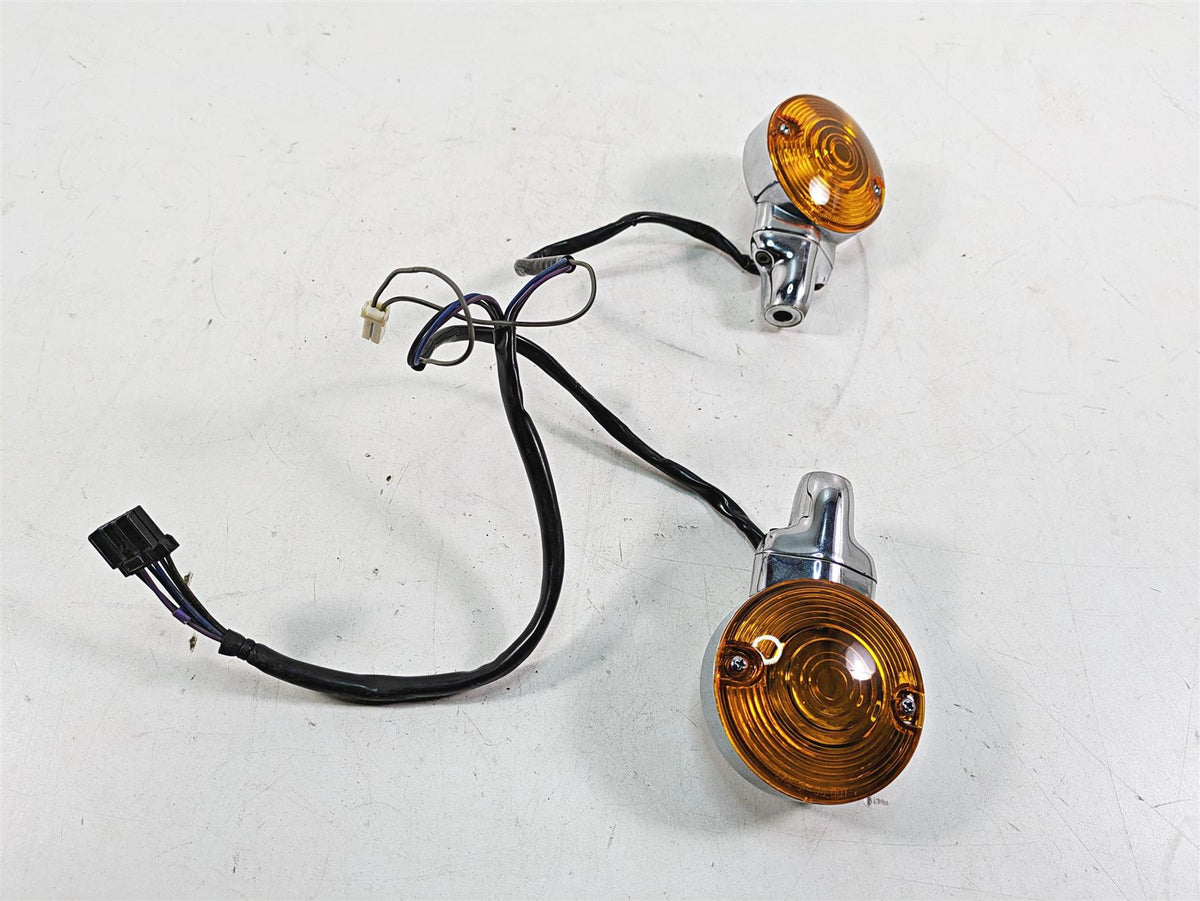1999 Harley Touring FLHTC Electra Glide Front Blinker Turn Signal Set 68712-94A {{ shop.shopifyCountryName }} - Mototech271