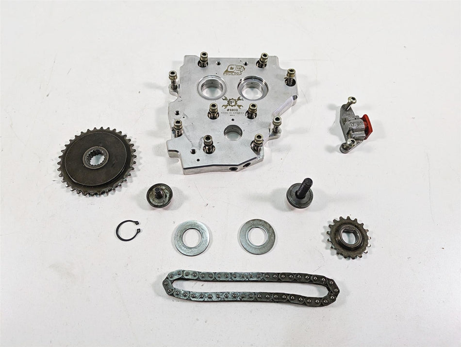 Feuling Oe+ Twin Cam Dyna Softail Touring Cam Plate Holder Set 8033 {{ shop.shopifyCountryName }} - Mototech271