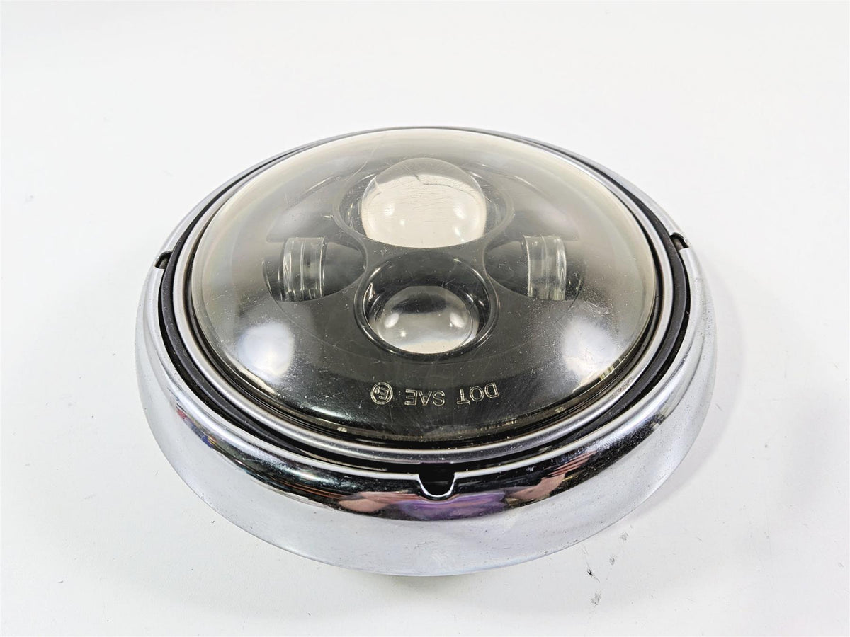 1993 Harley Touring FLHTCU Electra Glide Aftermarket LED Headlight Head Light Lamp {{ shop.shopifyCountryName }} - Mototech271