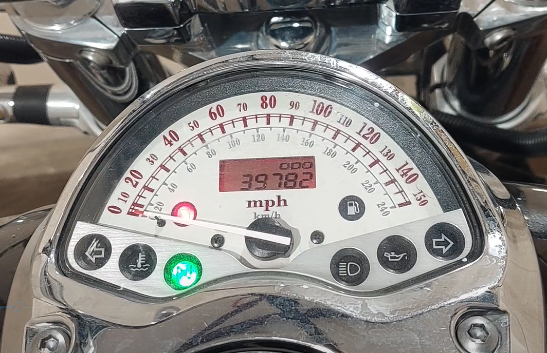 2005 Honda V-Twin VTX1800 S3 Gauges Speedometer Instrument 39K 37200-MCV-S11 {{ shop.shopifyCountryName }} - Mototech271