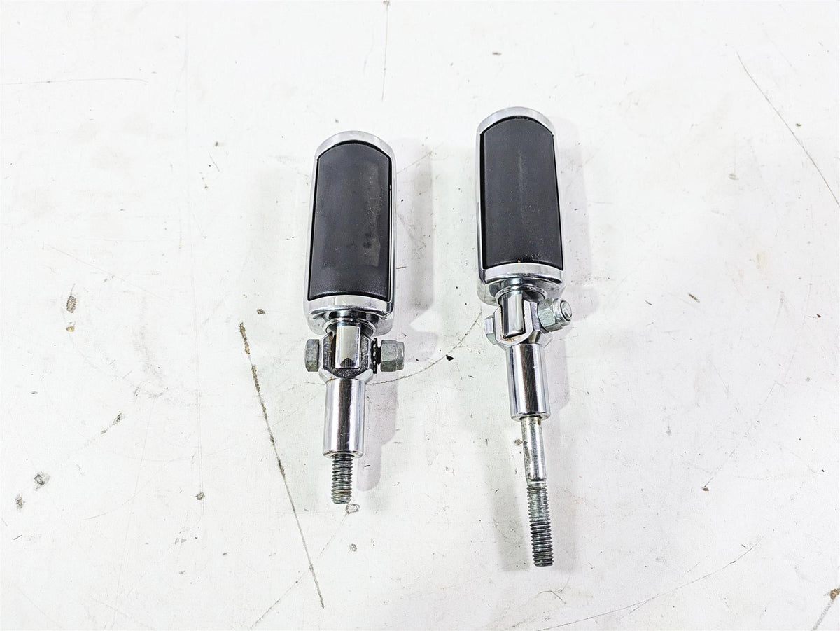 2004 Harley Softail FLSTF Fat Boy Rear Willie G Skull Footpeg Set -Read 50370-04 {{ shop.shopifyCountryName }} - Mototech271