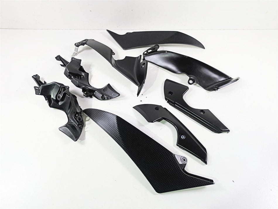 2014 Yamaha YZFR1 R1 RN22 Black Plastic Fairing Infill Cover Set {{ shop.shopifyCountryName }} - Mototech271