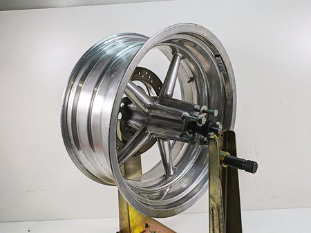 2009 Harley FXCWC Softail Rocker C Straight 18x8 Rear Wheel Rim 41497-08A {{ shop.shopifyCountryName }} - Mototech271