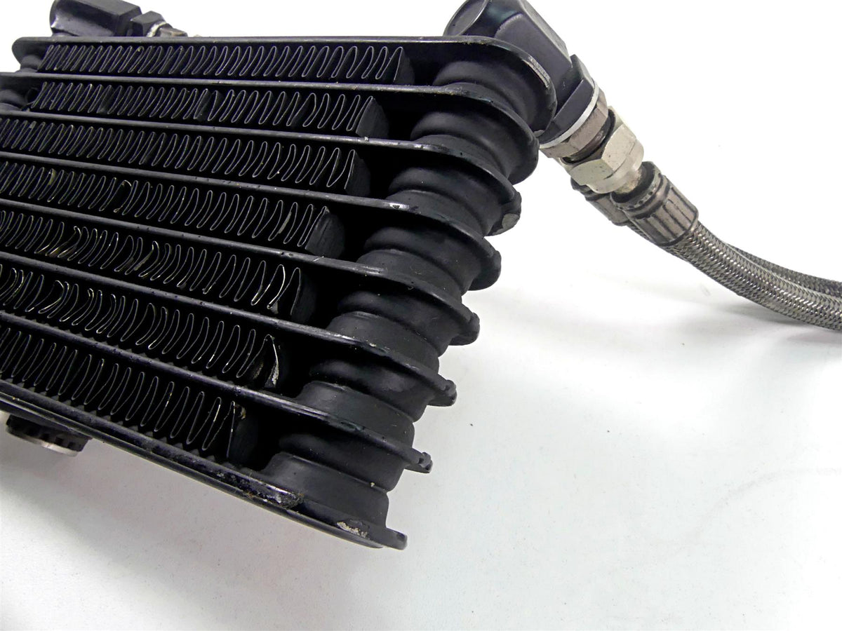 2012 Ducati Monster 1100 EVO Oil Cooler Radiator & Lines 54840791A {{ shop.shopifyCountryName }} - Mototech271