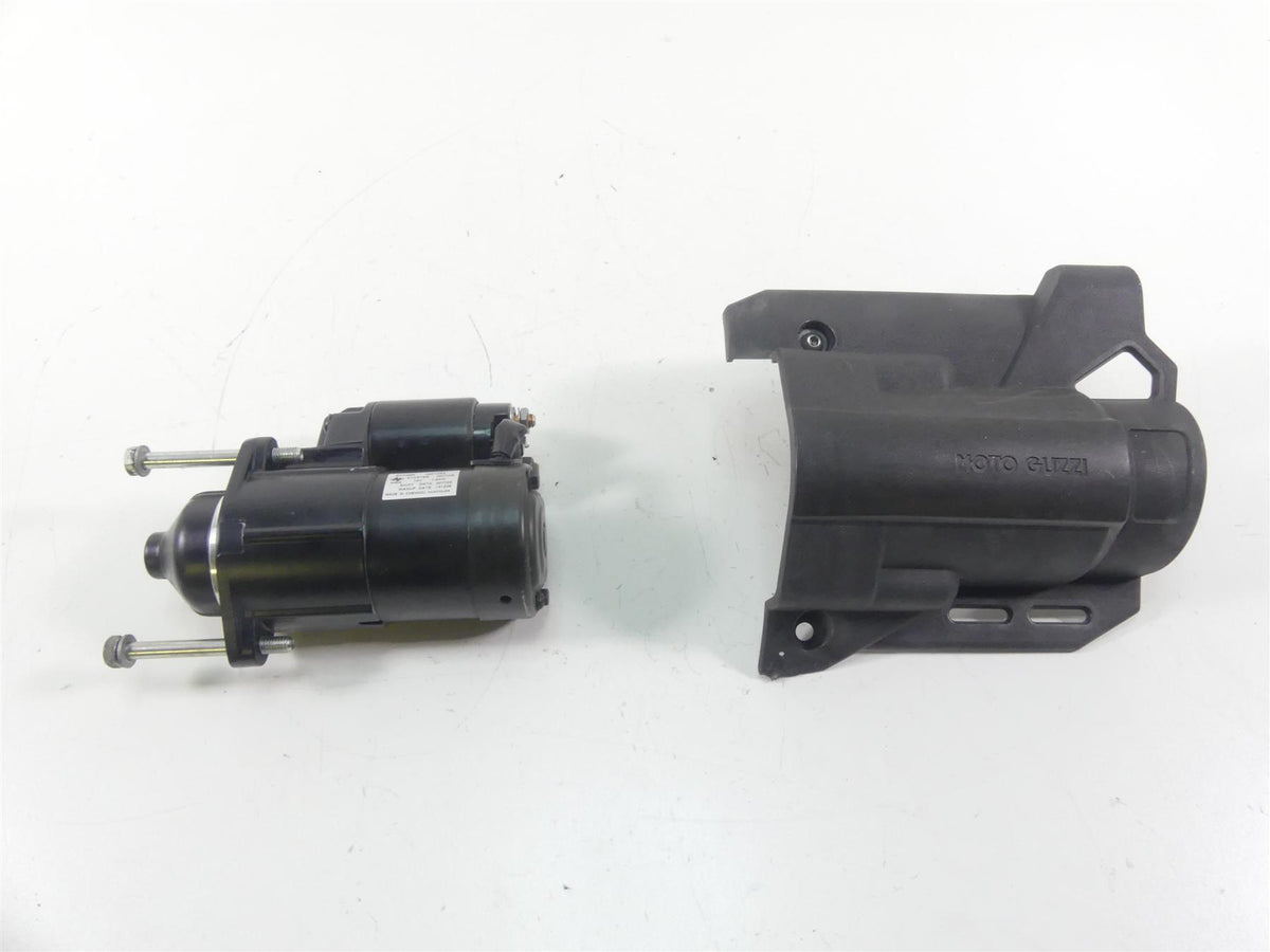 2014 Moto Guzzi Griso 1200 SE 8V Engine Starter Motor & Cover GU05730730 {{ shop.shopifyCountryName }} - Mototech271