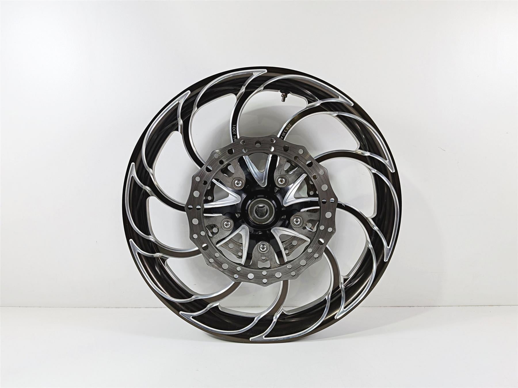 2017 Harley Touring FLHXS Street Glide Arlen Ness 21x3.5 Drift Front Wheel Rim & Rotors 71-568 {{ shop.shopifyCountryName }} - Mototech271