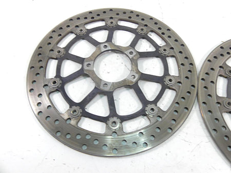 2013 Ducati Diavel Red Front Brembo Brake Disc Rotor Set 49241011A {{ shop.shopifyCountryName }} - Mototech271