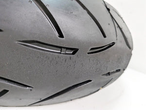 Used Rear Motorcycle Tire Metzeler Sportec M7 RR 180/55R17  2450300