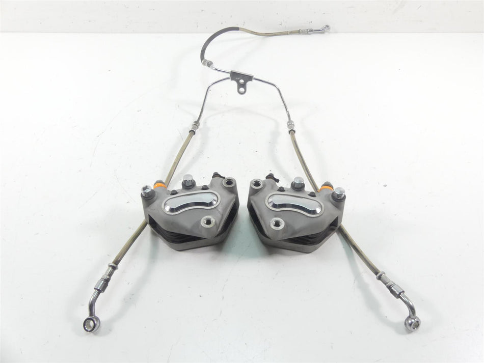 2005 Harley Touring CVO FLHTC SE Electra Glide Front Brake Caliper Set 44381-99 {{ shop.shopifyCountryName }} - Mototech271