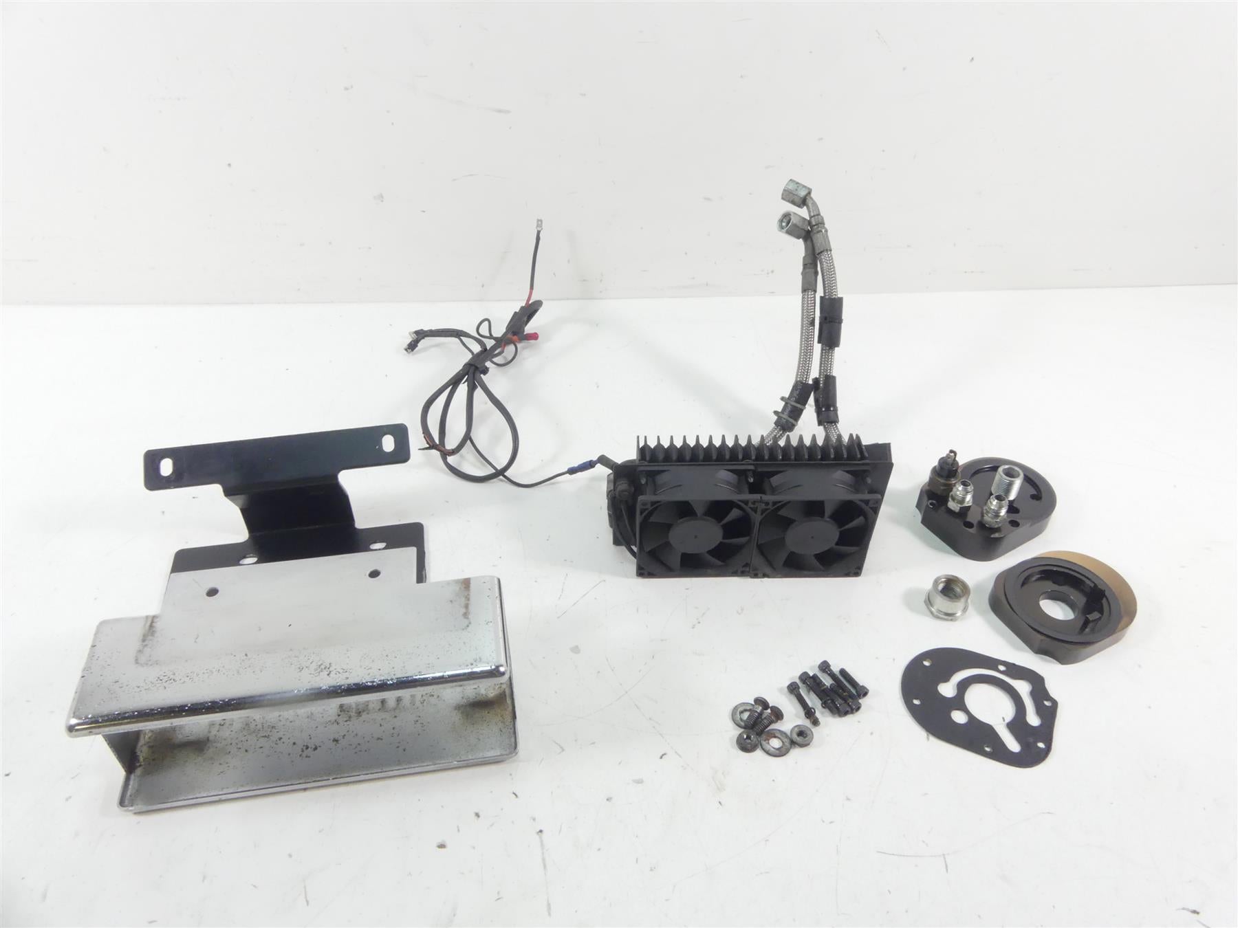 2011 Harley Touring FLTRX Road Glide Ultra Cool Oil Cooler Retrofit Set 6955150 {{ shop.shopifyCountryName }} - Mototech271
