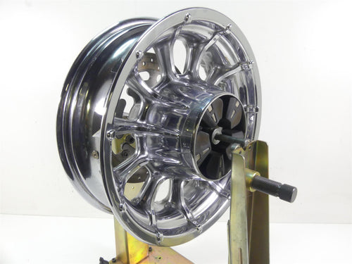 2009 Harley FLHTCU SE4 CVO E-Glide Straight Chrome 16x5 Rear Wheel Rim 42170-09 | Mototech271