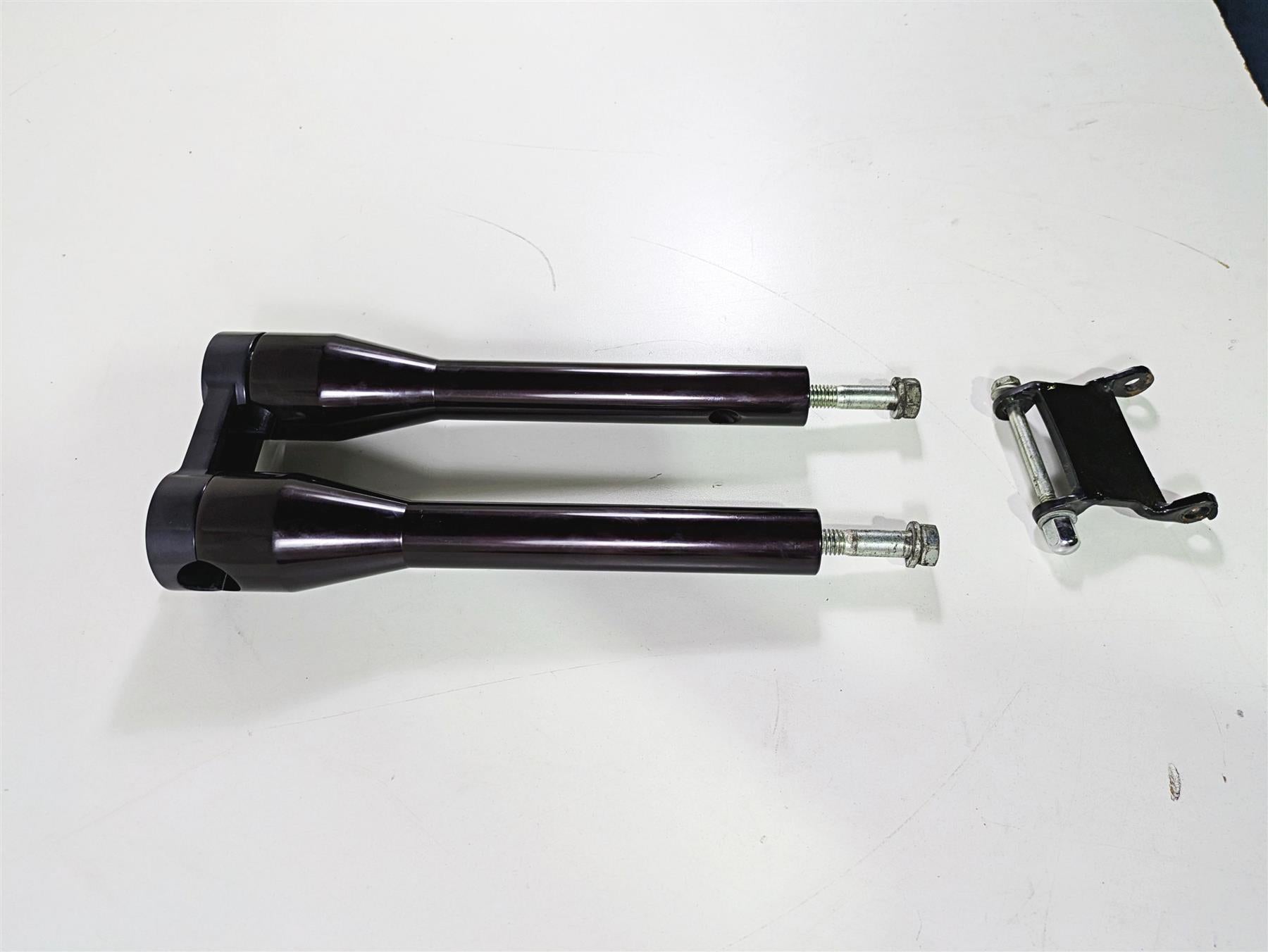 2014 Harley FXDL Dyna Low Rider FM 11" Extra Long Handlebar Riser Set 825-05003 {{ shop.shopifyCountryName }} - Mototech271