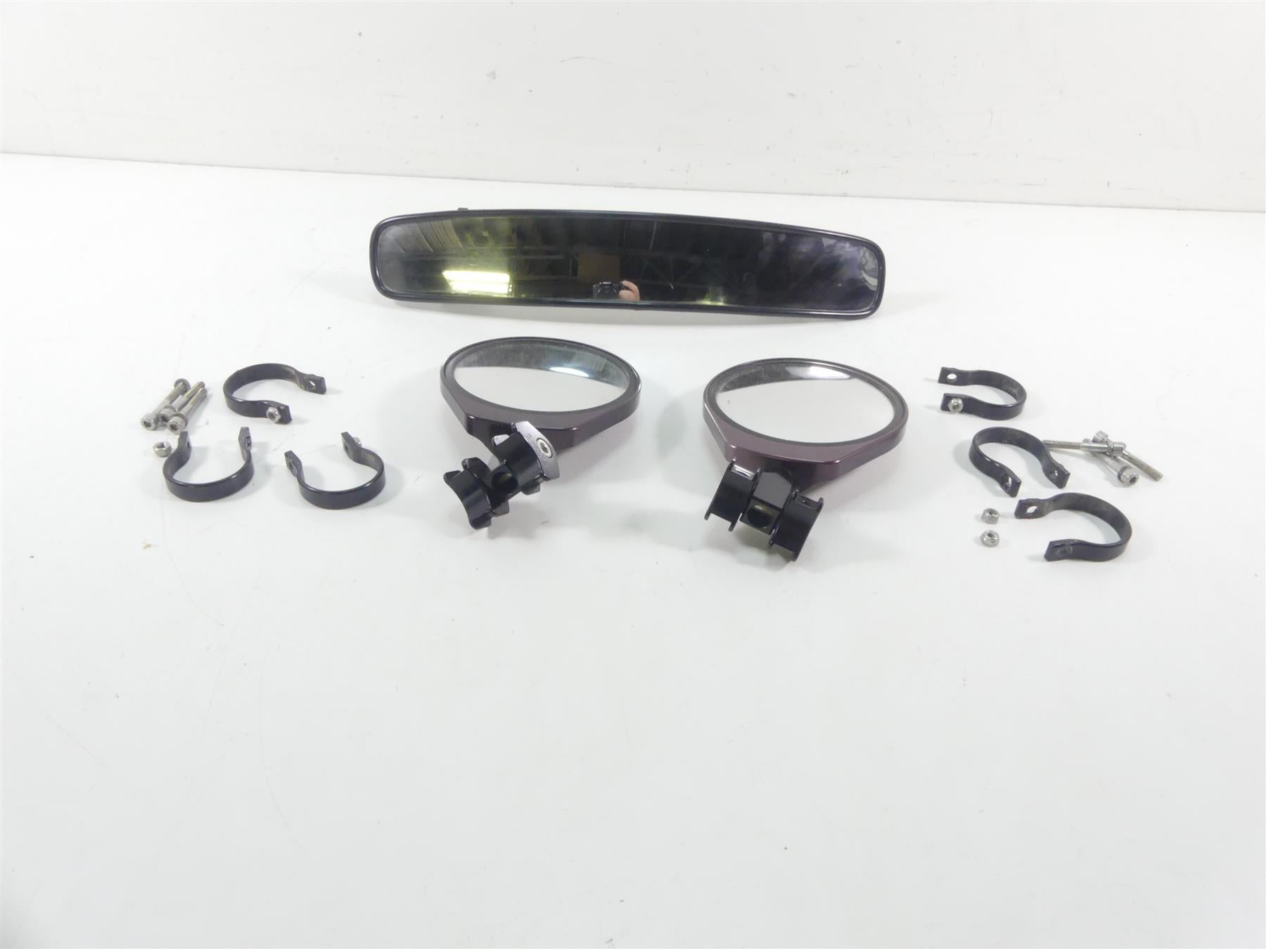 2018 Polaris RZR1000 XP EPS Turbo Dynamix 1.75" Billet Round & Center Mirrors {{ shop.shopifyCountryName }} - Mototech271