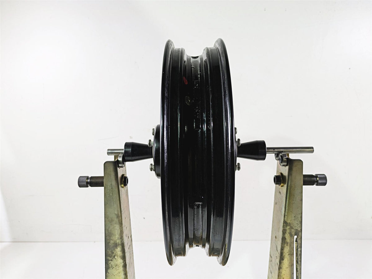 2015 Harley FXDF Dyna Fat Bob Front Wheel Rim Straight 16x3 Black 43300254 {{ shop.shopifyCountryName }} - Mototech271